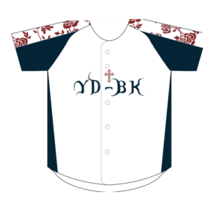 野球ユニフォーム リーフパターン（ホワイト） 表 画像修正版