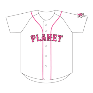 公式野球ユニフォーム ライン（ピンク） 表 Illustrator通常書き出し修正版